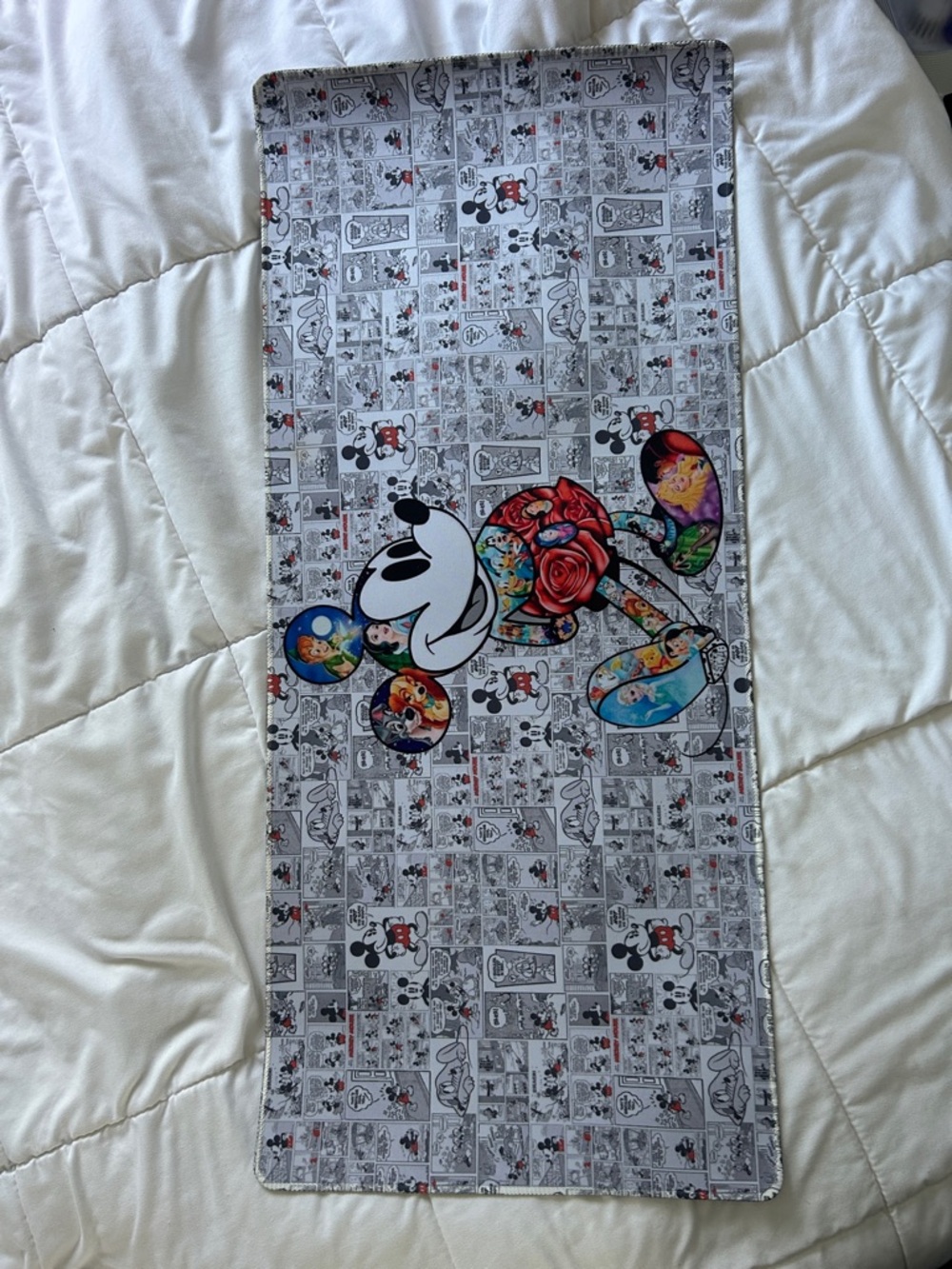 Mickey Mouse Colorful Comic Print Desk Mat